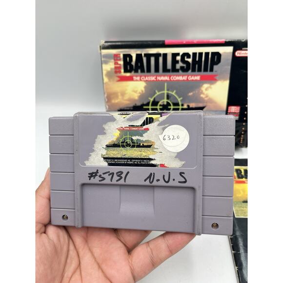Super Battleship SNES Super Nintendo 1993 Complete CIB - Picture 5 of 15